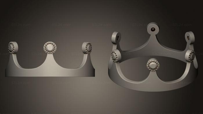Jewelry (crown, JVLR_0110) 3D models for cnc